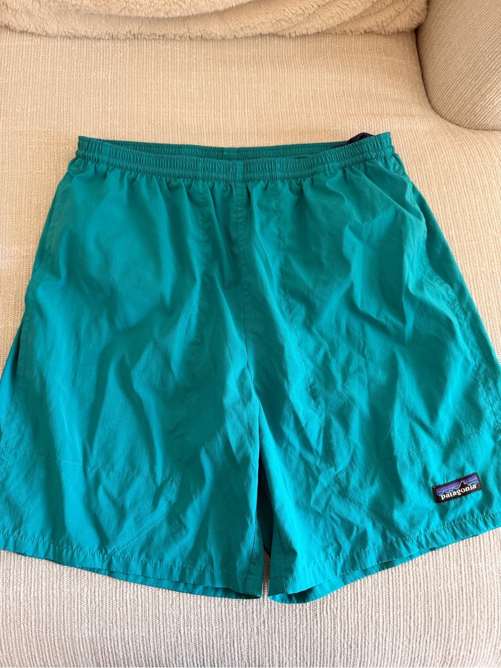 Patagonia Men’s Teal Baggies 7” Swim Shorts